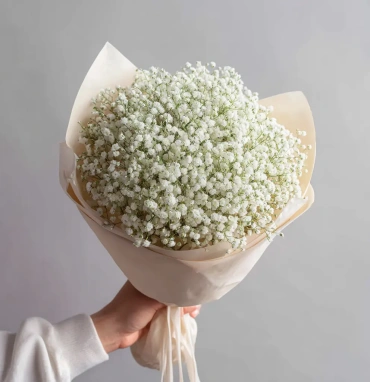 Монобукет из гипсофилы «Лёгкий штрих»