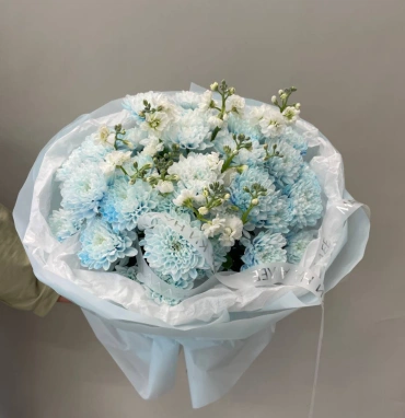 Букет Небесные хризантемы