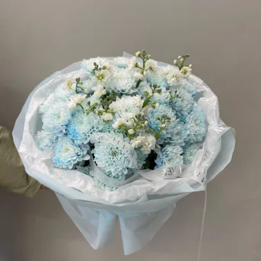 Букет Небесные хризантемы