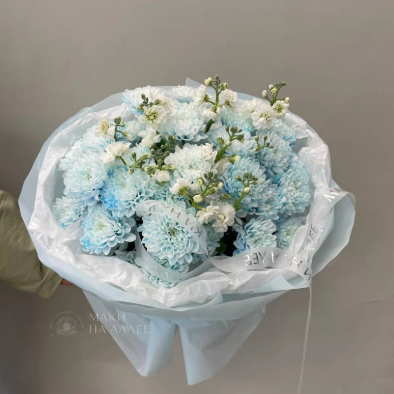 Букет Небесные хризантемы