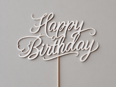 Топпер «С Днем рождения»