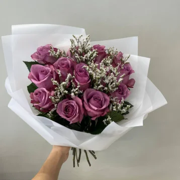 Букет кенийских роз «Розовый шепот»