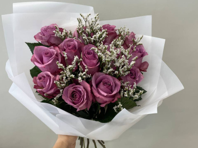 Букет кенийских роз «Розовый шепот»