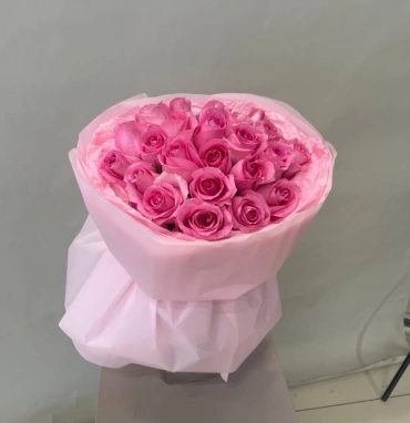 Букет кенийских роз «Розовый сюрприз»