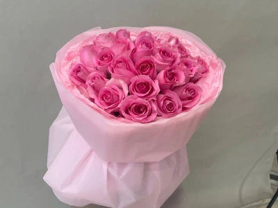 Букет кенийских роз «Розовый сюрприз»
