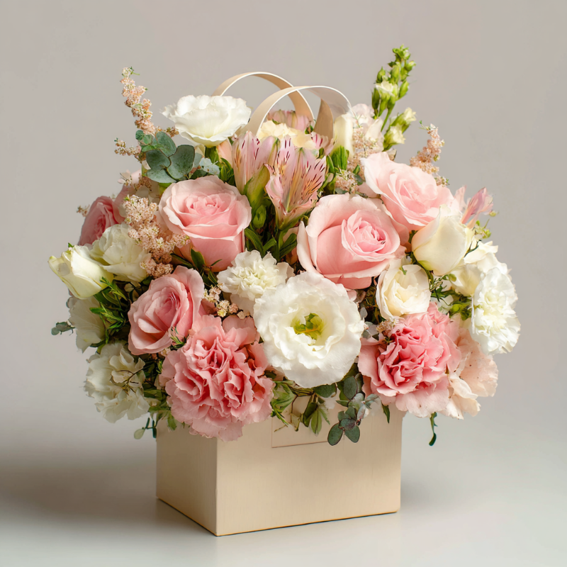 Композиция в сумочке «Девичий выбор»